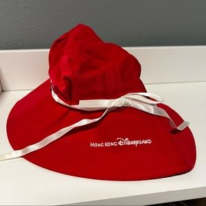 rare DISNEY Hong Kong Disneyland womens minnie bucket hat